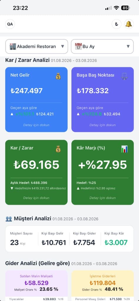 Qapera Reports mobile app