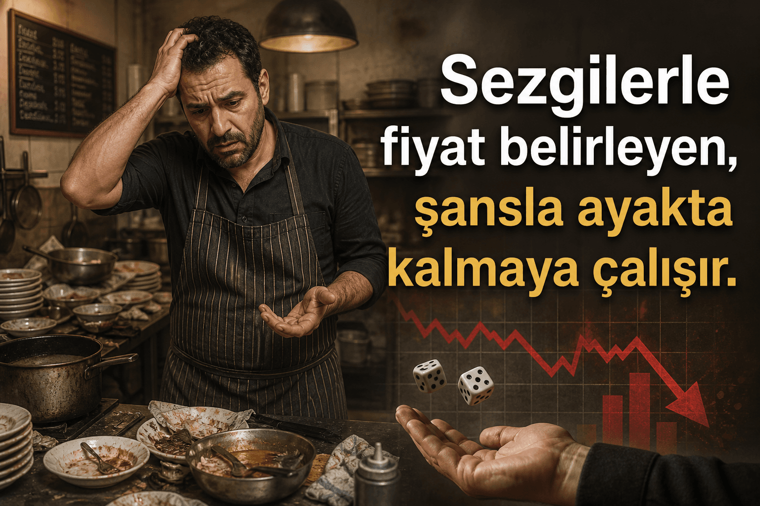 Sezgiyle yönetilen restoran — belirsiz fiyatlama