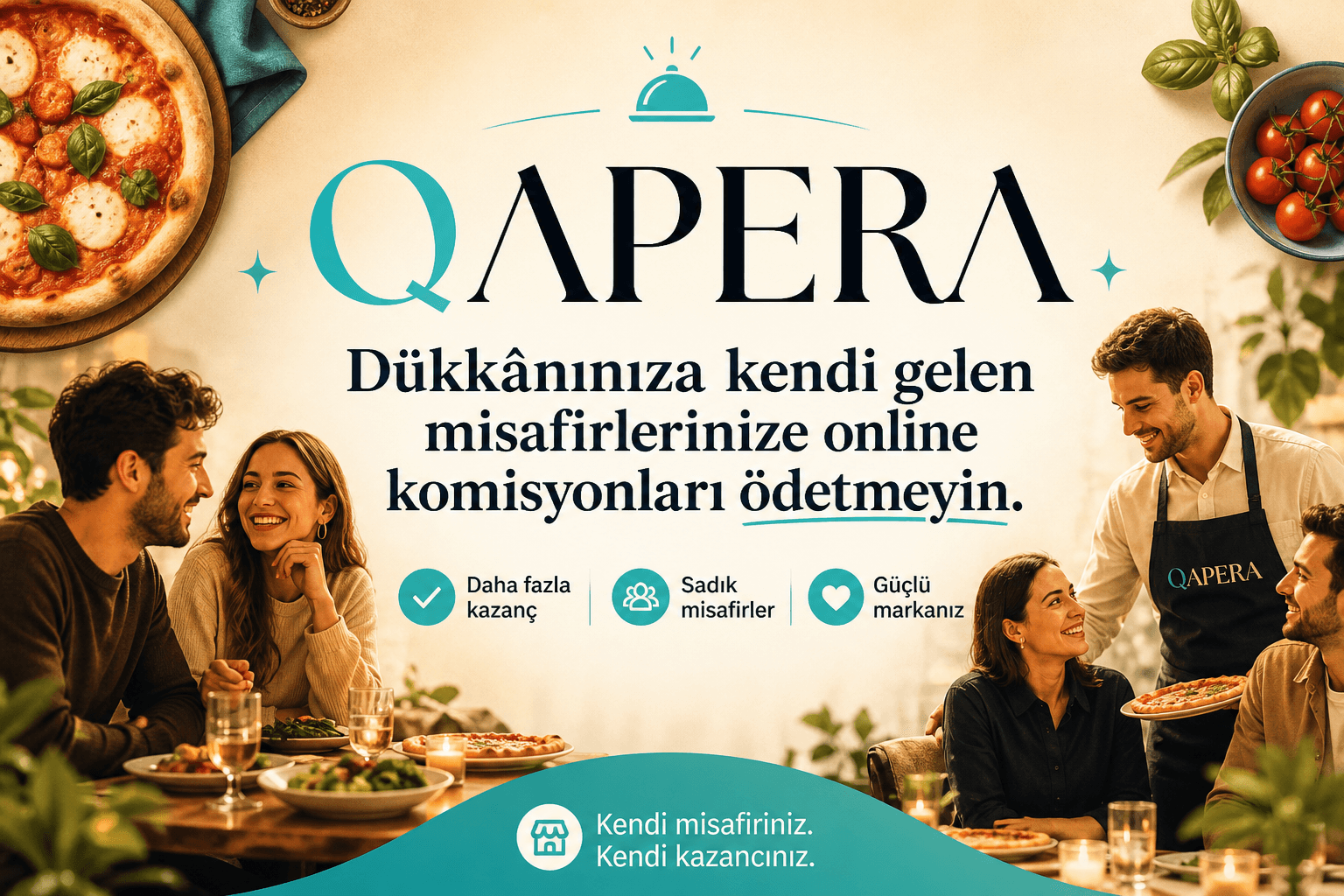 Qapera ile adil menü fiyatlandırması