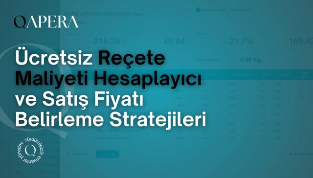 Ücretsiz Reçete Maliyeti Hesaplayıcı ve Satış Fiyatı Belirleme Stratejileri